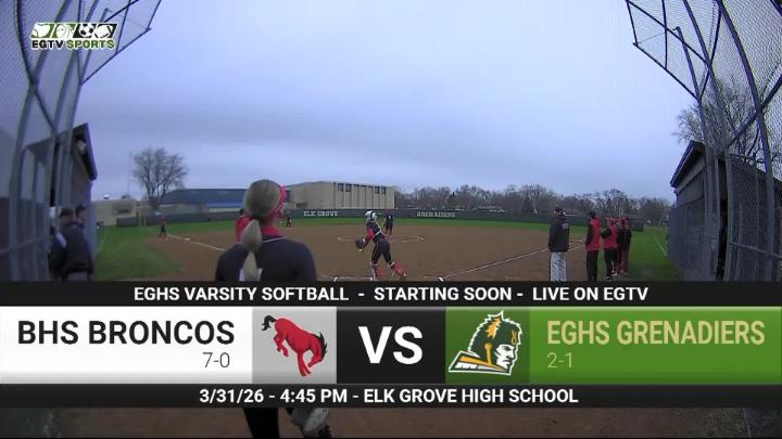 Thumbnail image for EGTV Sports: EGHS Varsity Softball vs Barrington - 3/31/26