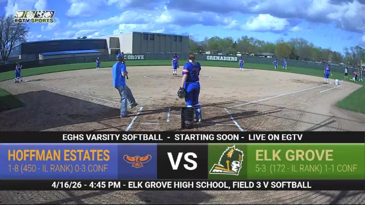 Thumbnail image for EGTV Sports: EGHS Varsity Softball vs Hoffman Estates - 4/16/26