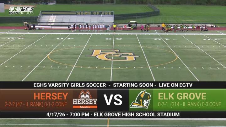 Thumbnail image for EGTV Sports: EGHS Varsity Girls Soccer vs Hersey - 4/17/26