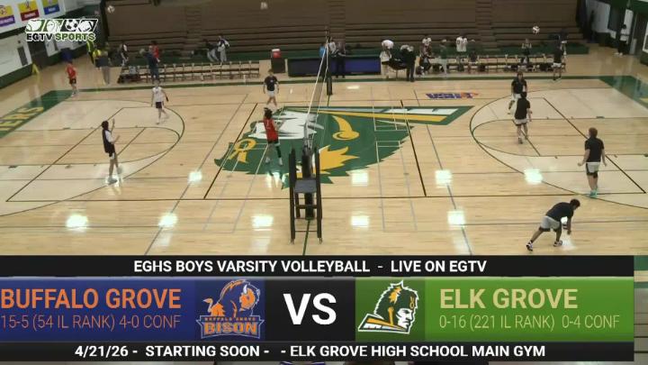 Thumbnail image for EGTV: EGHS Varsity Boys Volleyball vs Buffalo Grove - 4/21/26