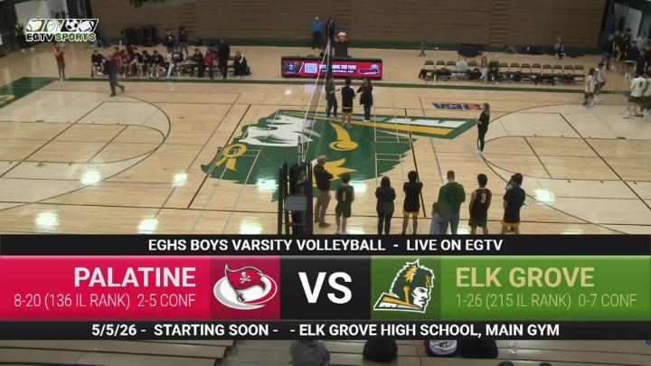 Thumbnail image for EGTV Sports: EGHS Varsity Boys Volleyball  vs Palatine - 5/5/26