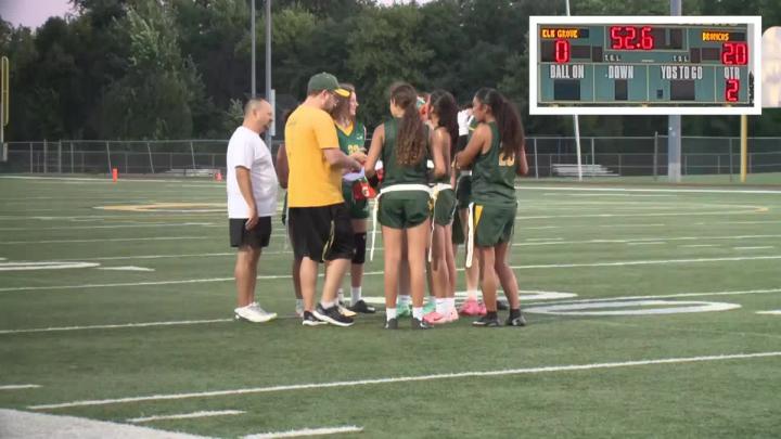 Thumbnail image for EGTV Sports: EGHS Varsity Flag Football vs Barrington - 8/26/26