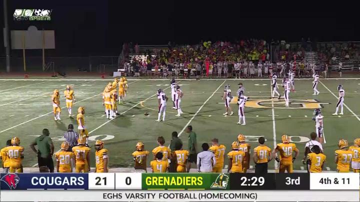 Thumbnail image for EGTV Sports: EGHS Varsity Football Homecoming vs Conant - 9/4/26